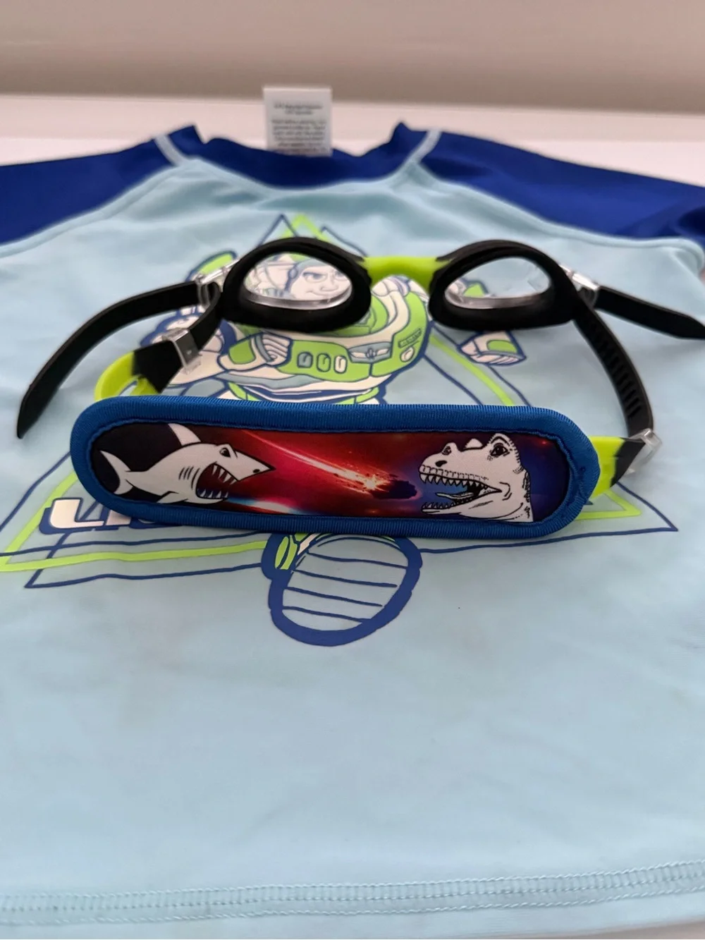 Buzz Lightyear Toddler Swim Set with goggles